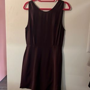 Burgundy aritzia dress